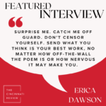 Interview with Editor-in-Residence Erica Dawson